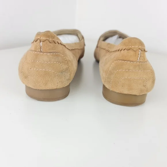 Franco Sarto Shoes Womens 9.5M Loafer Flat Suede Slip On - Picture 6 of 11